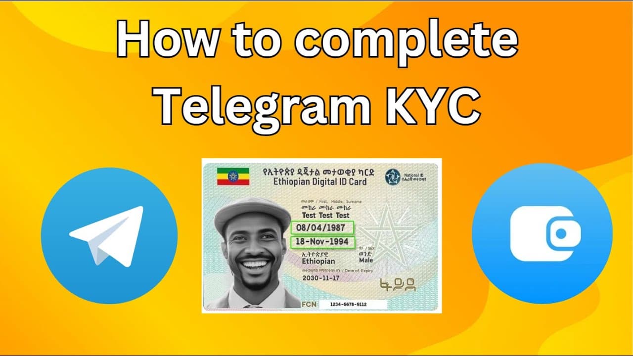 Get Verified on Telegram with Document Template