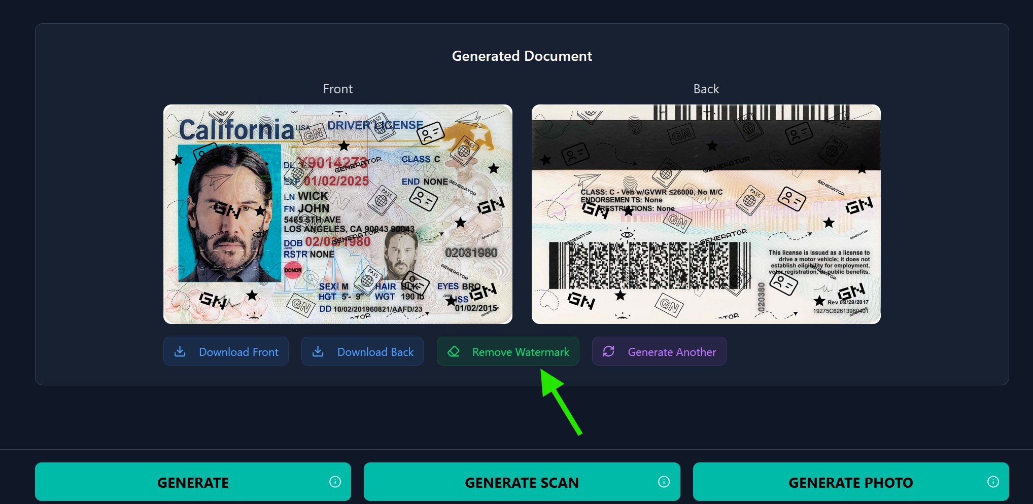 Onlyfakes ID Generator